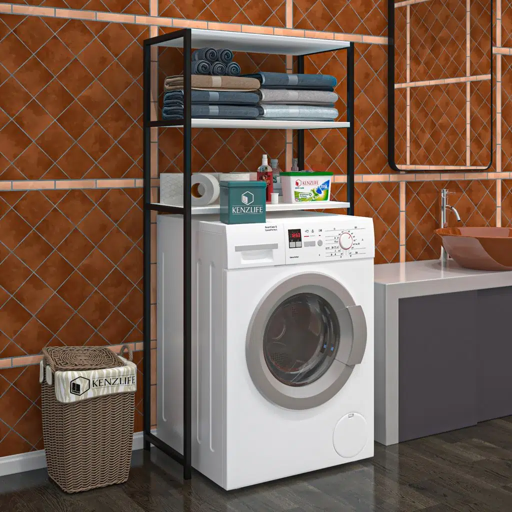 Bakbudaiyi çamaşır kurutma makinesi dolabı ayperi byzsyh 150*065*20 mat suntalam metal siyah boya