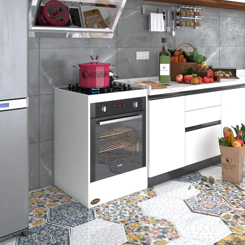 Kenzlife ankastre modülü kabini helyum byz fırın ocak dolabı 