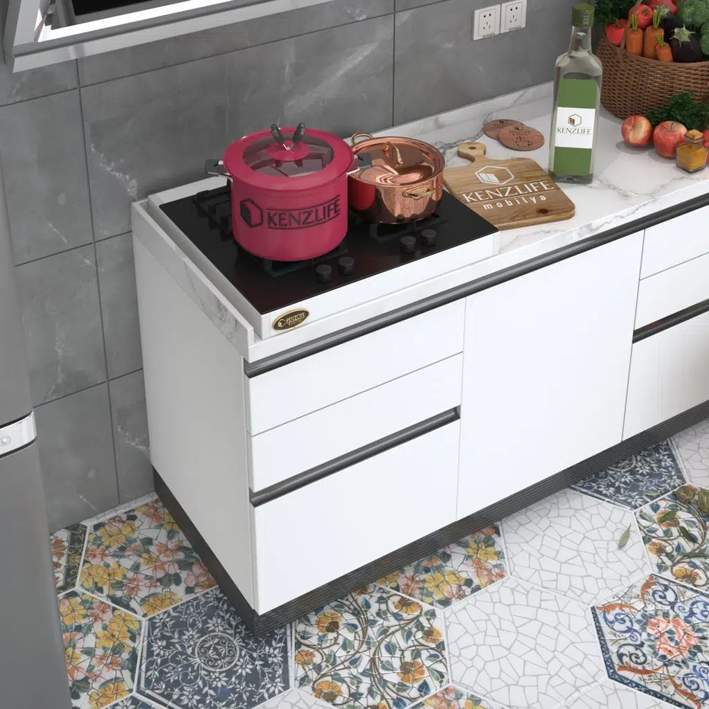 Kenzlife ankastre modülü kabini lutetyum byz ocak altı tezgah aparatı