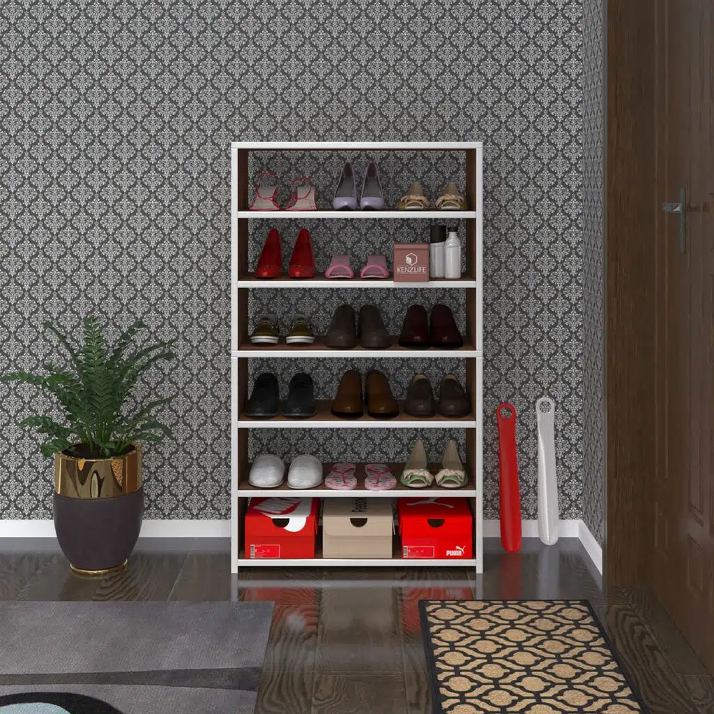 Kenzlife ayakkabılık ayakkabı dolabı kilitli gutan cvz 120*70*32 kapaklı ofis dolabı iki bölme