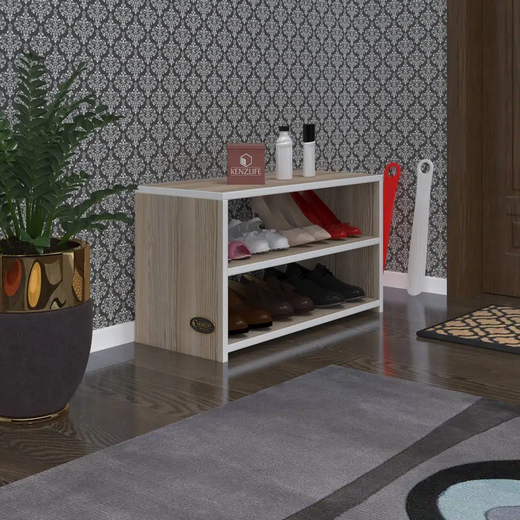 Kenzlife ayakkabılık goya crd 040*70*30 arkalıksız ayakkabı ofis dolabı