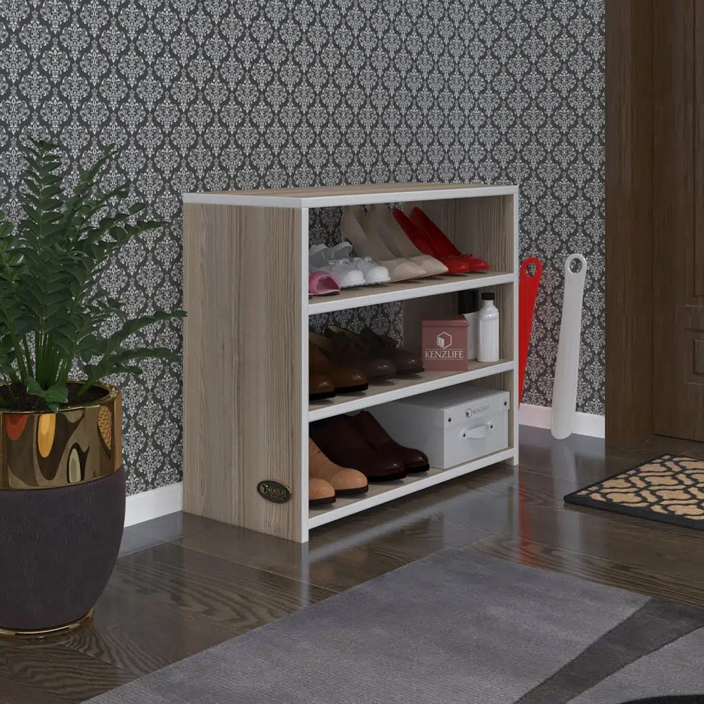 Kenzlife ayakkabılık goya crd 060*70*30 arkalıksız ayakkabı ofis dolabı