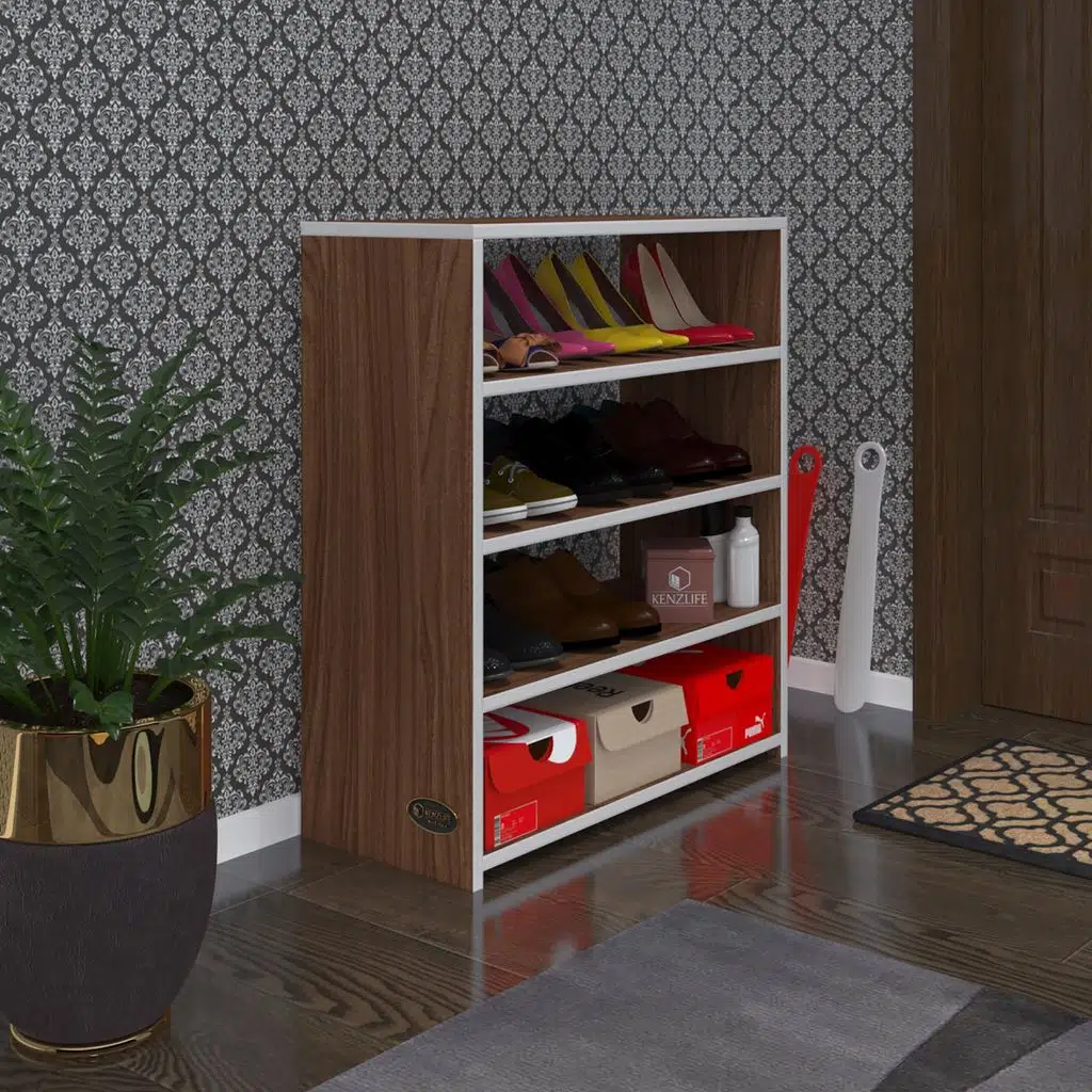 Kenzlife ayakkabılık goya cvz 080*70*30 arkalıksız ayakkabı ofis dolabı