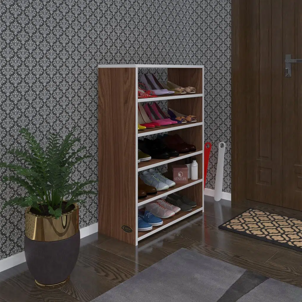 Kenzlife ayakkabılık goya cvz 100*70*30 arkalıksız ayakkabı ofis dolabı