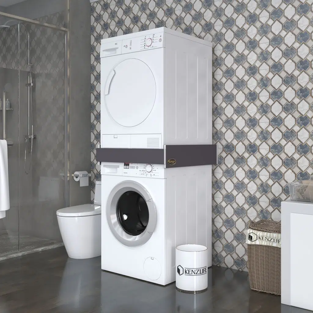 Kenzlife çamaşır&bulaşık makinesi dolabı kakılı gri 015*074*74 banyo aparatı 70*70 iç hacim