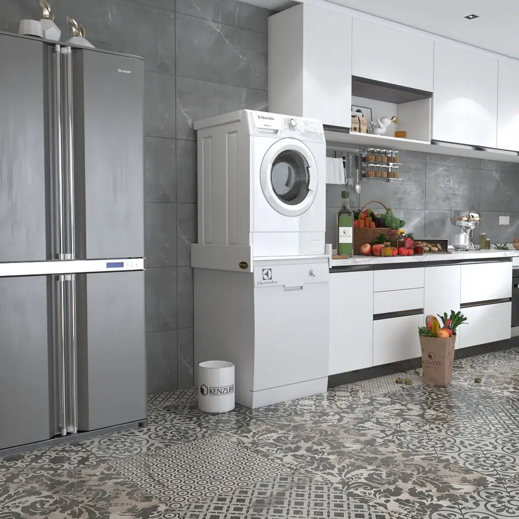 Kenzlife çamaşır&bulaşık makinesi dolabı lenya byz 015*80*70 banyo aparatı arkalıksız büyük boy xlarge