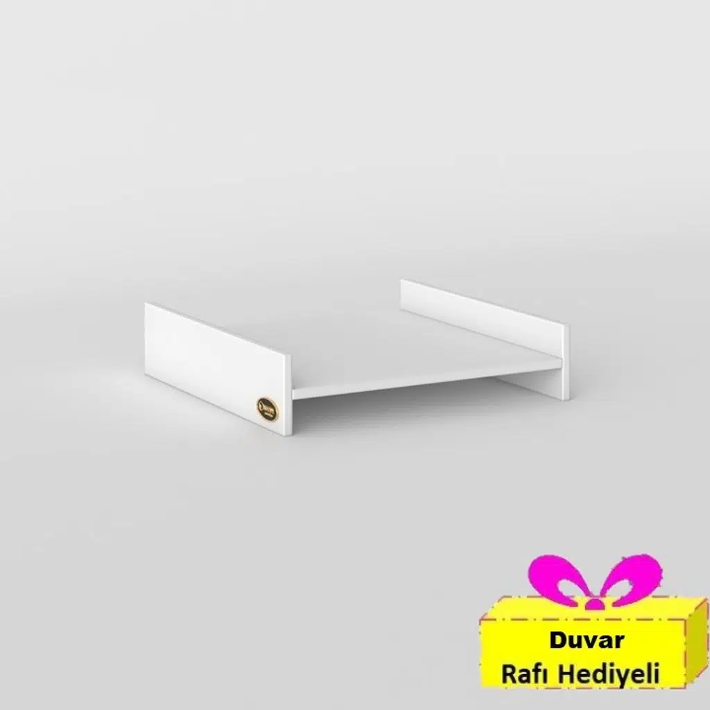 Kenzlife çamaşır&kurutma makinesi dolabı agafya byz 015*70*60 banyo aparatı arkalıksız + tekli duvar rafı hediyeli