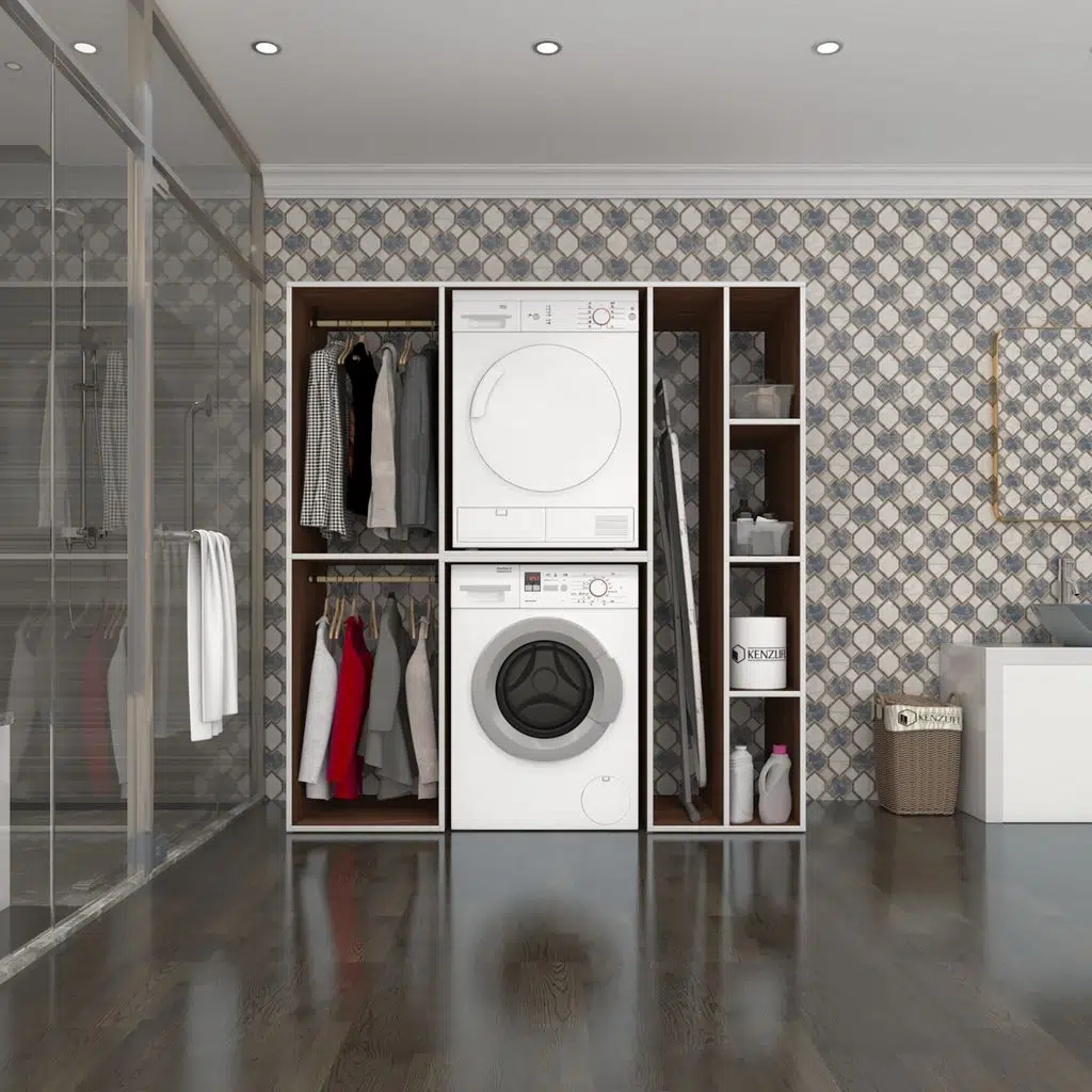 Kenzlife çamaşır-kurutma makinesi dolabı ve giysi dolabı cevheri sağ cvz 180*170*60 banyo