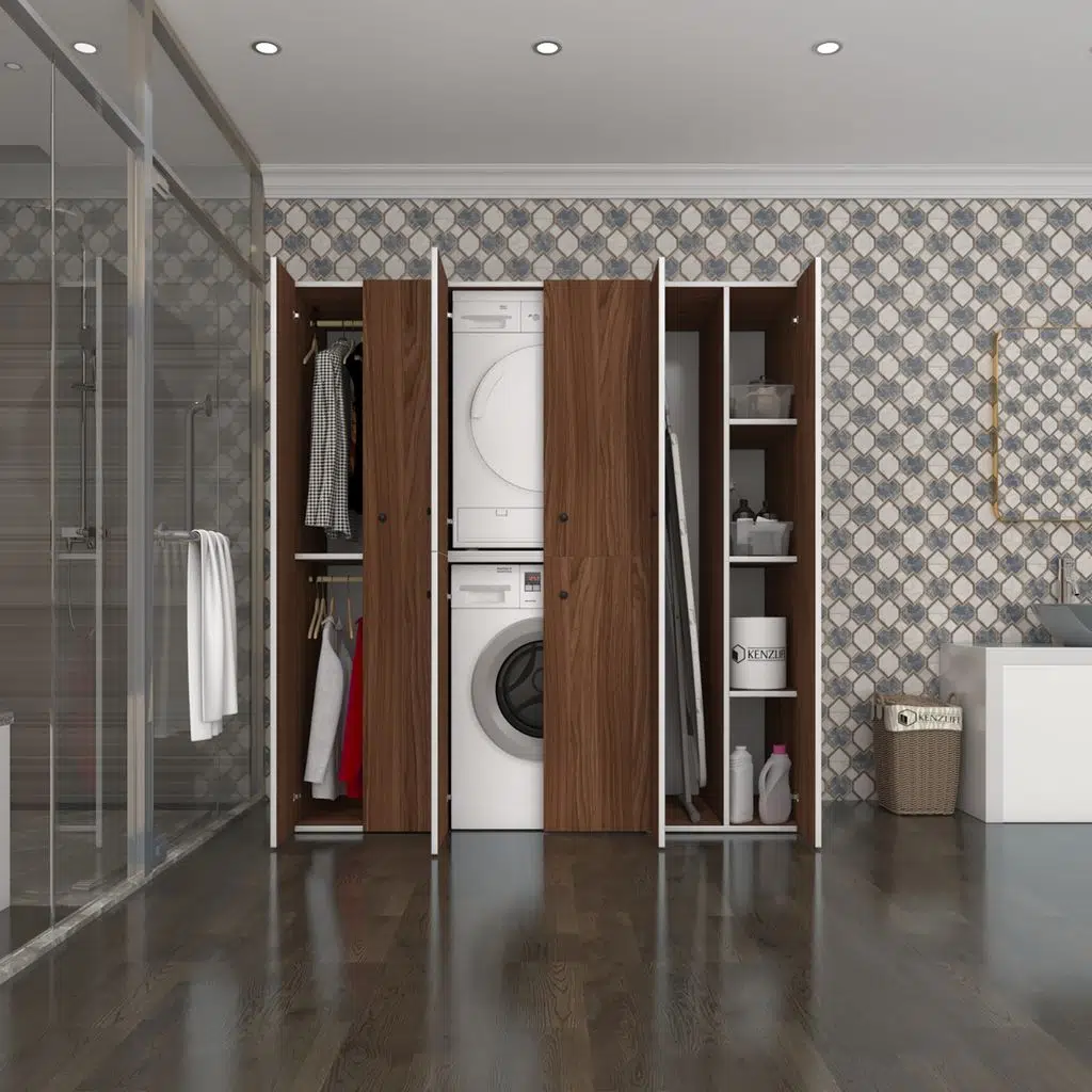 Kenzlife çamaşır-kurutma makinesi dolabı ve giysi dolabı suyuti sağ cvz 180*170*60 banyo
