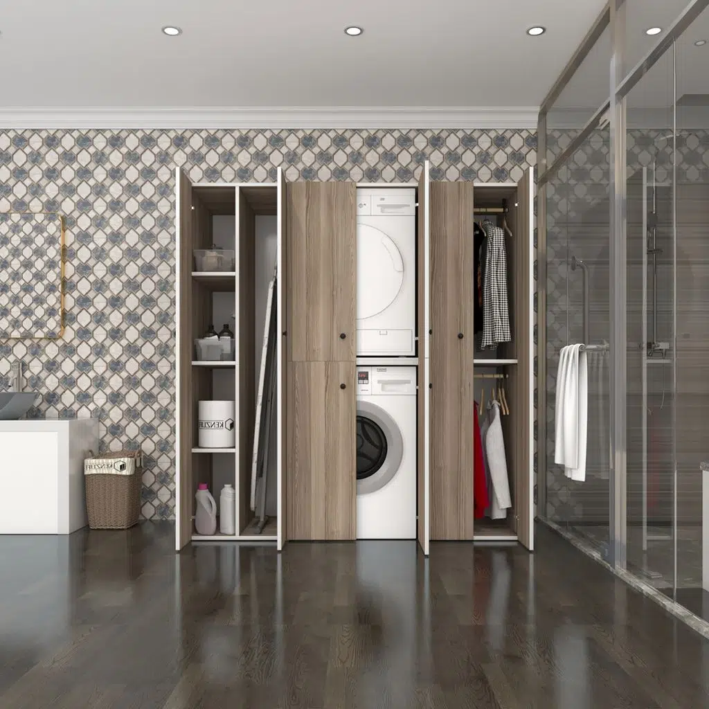 Kenzlife çamaşır-kurutma makinesi dolabı ve giysi dolabı suyuti sol crd 180*170*60 banyo