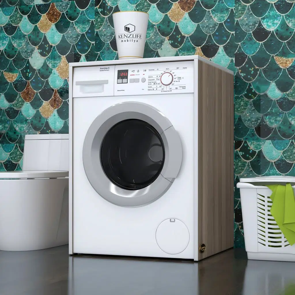 Kenzlife çamaşır makinesi dolabı naum crd 90*70*60 banyo kapaksız arkalıksız