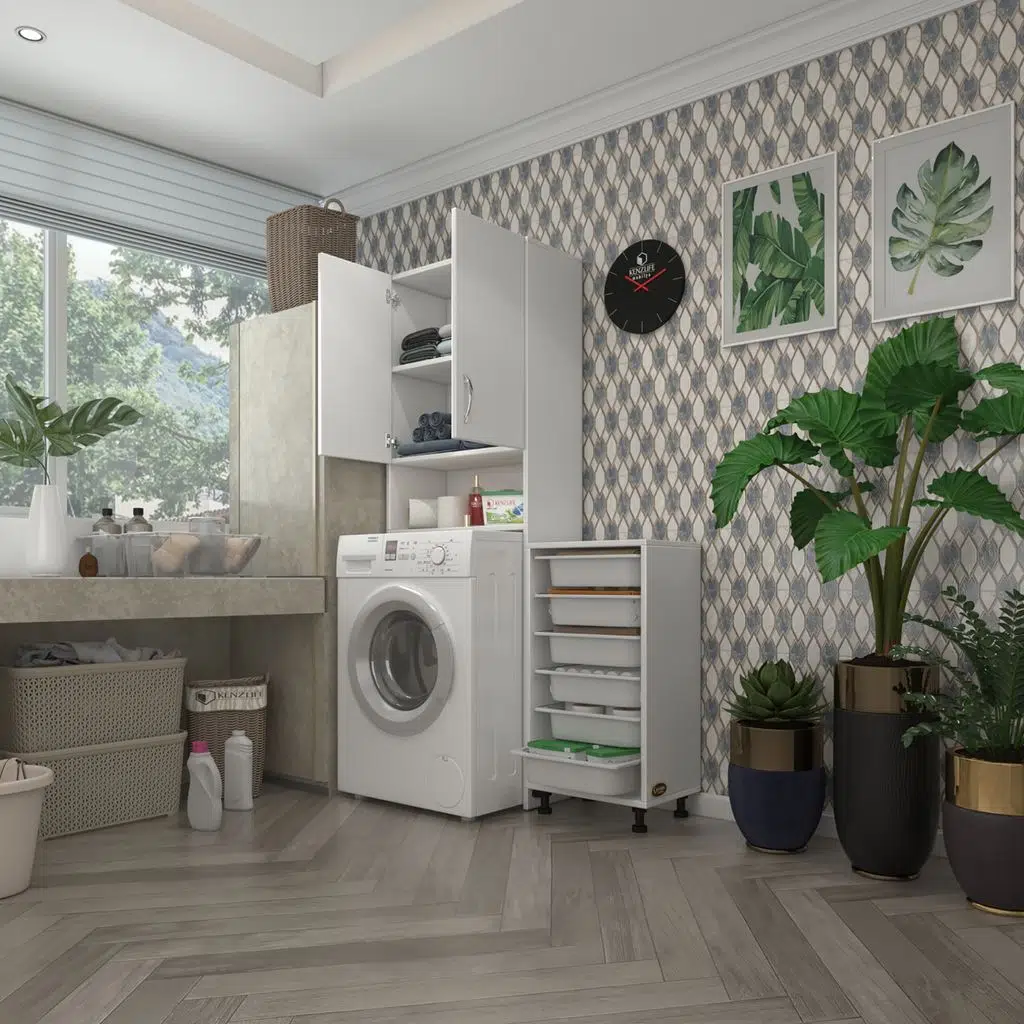 Kenzlife çamaşır makinesi dolabı sinemsepet byz 06 lı banyo arkalıksız kurutma bulaşık