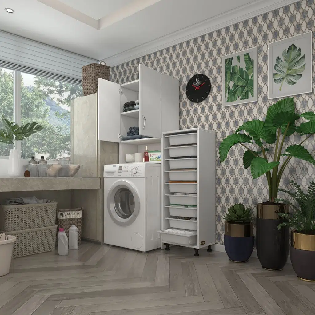 Kenzlife çamaşır makinesi dolabı sinemsepet byz 09 lu banyo arkalıksız kurutma bulaşık