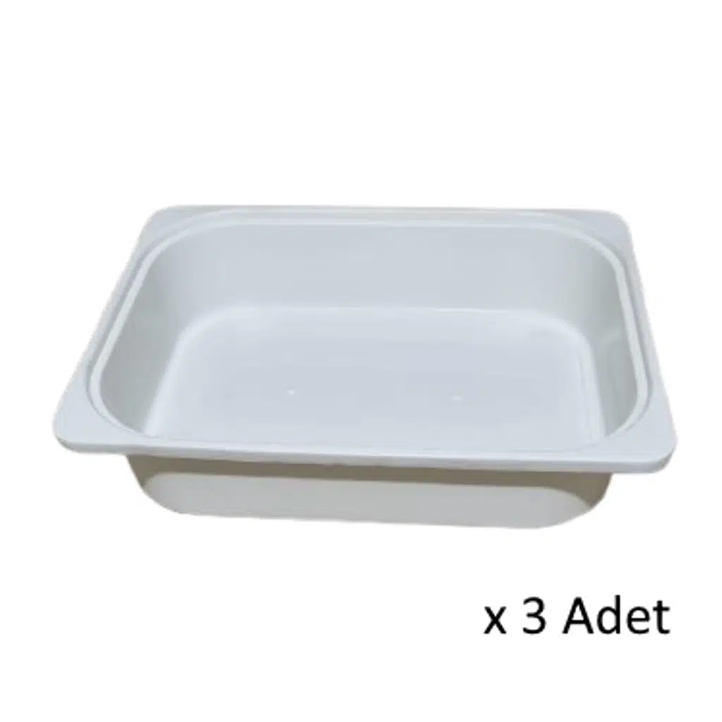 Kenzlife çamaşır mutfak sepeti byz 10*040*30 plastik sepet 03 adet 