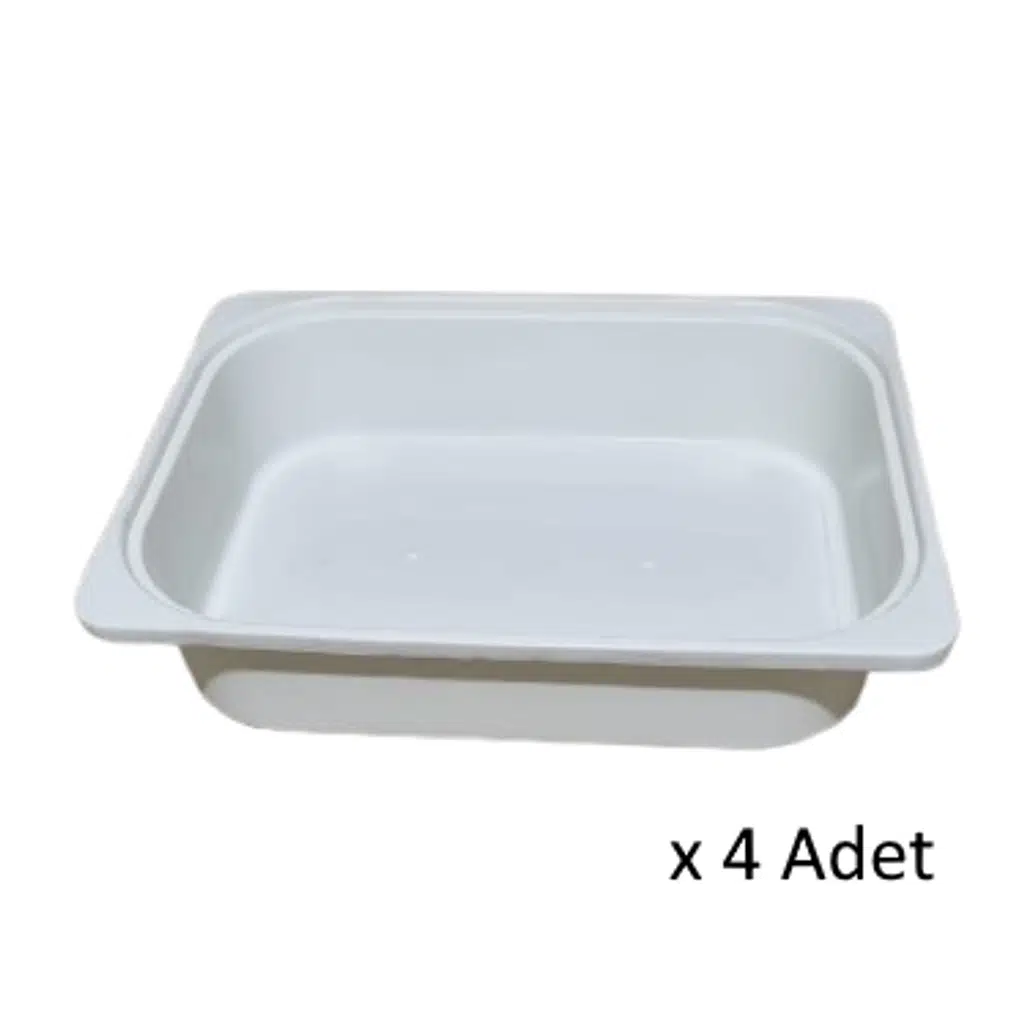 Kenzlife çamaşır mutfak sepeti byz 10*040*30 plastik sepet 04 adet 