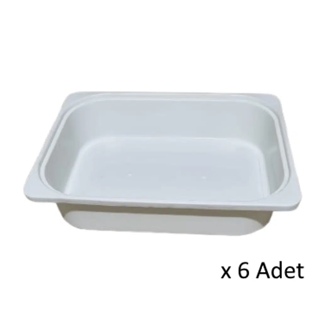 Kenzlife çamaşır mutfak sepeti byz 10*040*30 plastik sepet 06 adet 