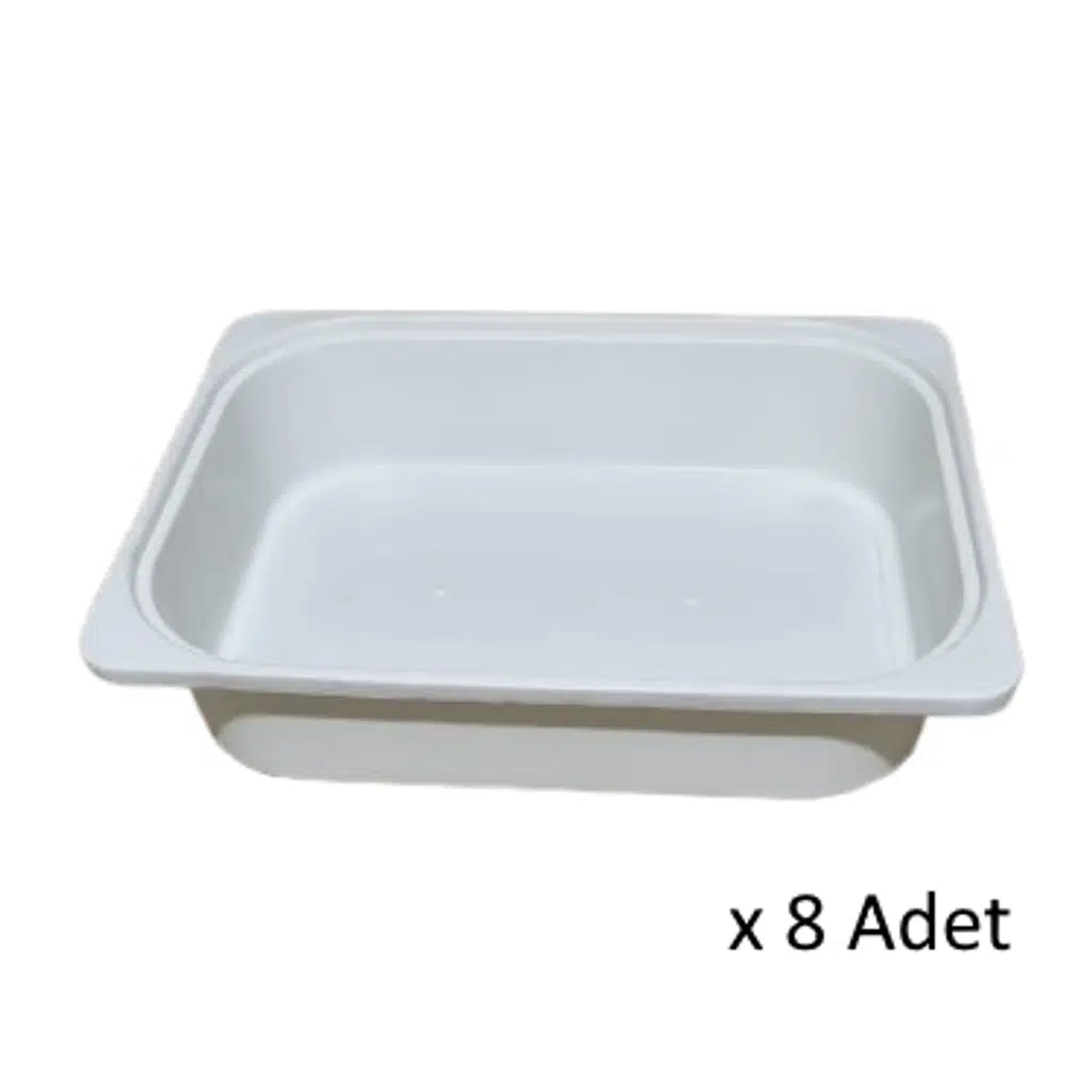 Kenzlife çamaşır mutfak sepeti byz 10*040*30 plastik sepet 08 adet 