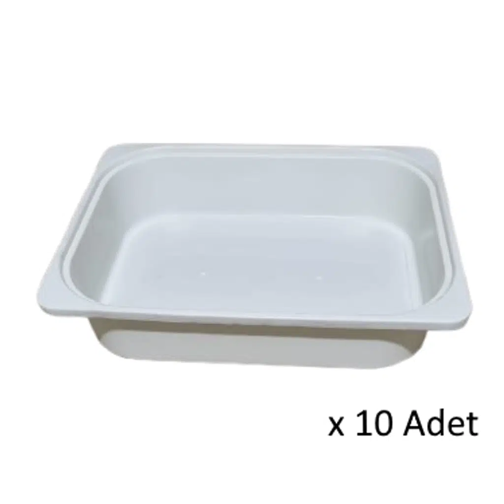 Kenzlife çamaşır mutfak sepeti byz 10*040*30 plastik sepet 10 adet 