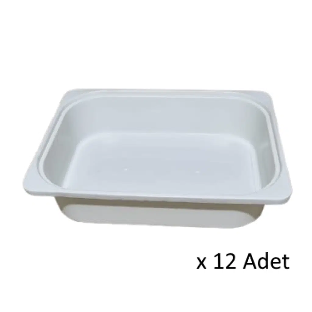 Kenzlife çamaşır mutfak sepeti byz 10*040*30 plastik sepet 12 adet 