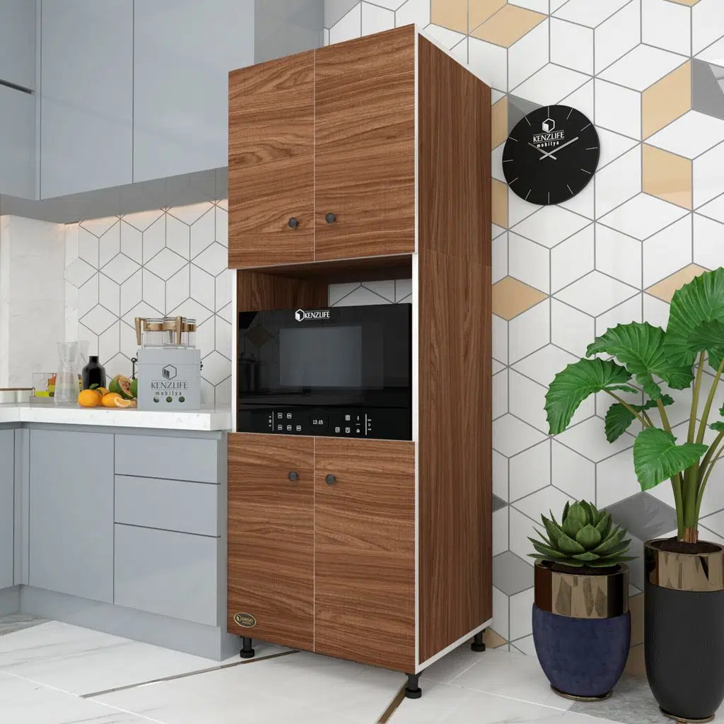 Kenzlife fırın dolabı cahide cvz 180*65*50 mutfak XLARGE ayaklı banyo kiler ofis