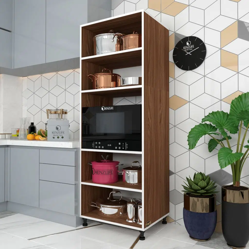 Kenzlife fırın dolabı müzeyyen cvz 180*65*50 mutfak XLARGE ayaklı banyo kiler ofis