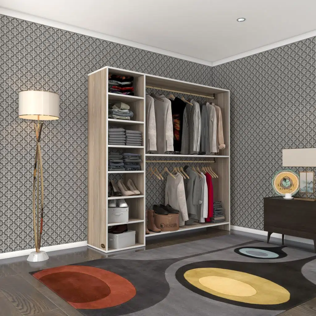 Kenzlife giysi dolabı abdurrahman 180*180*40 crd gardırop
