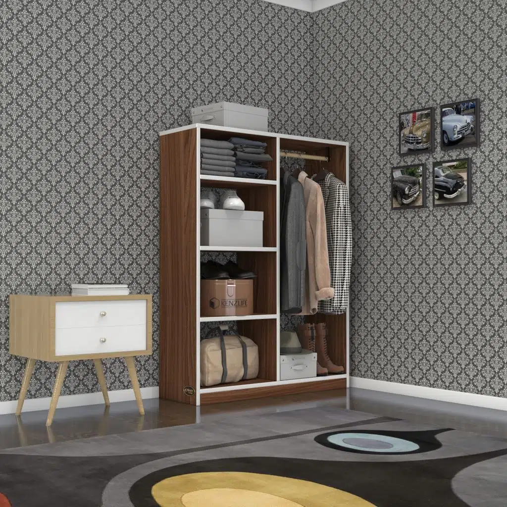 Kenzlife giysi dolabı taci 120*090*30 cvz gardırop