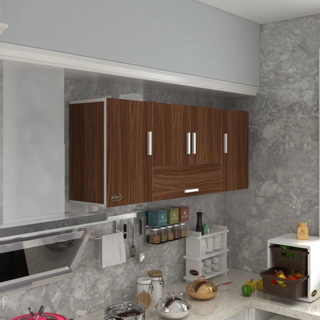 Kenzlife hazır mutfak acus32 cvz 060*150*32 mutfak banyo dolabı kapaklı raflı