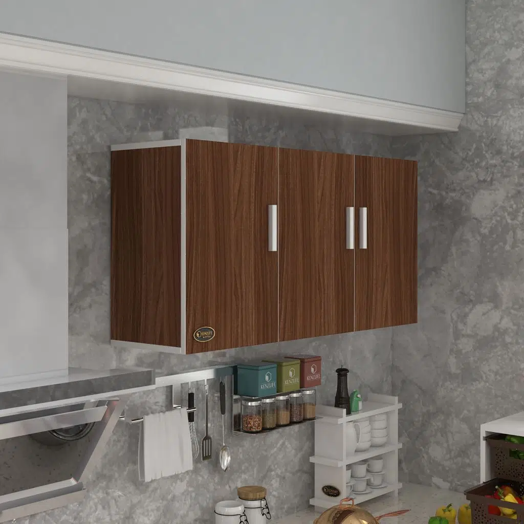 Kenzlife hazır mutfak canna32 cvz 060*120*32 mutfak banyo dolabı kapaklı raflı