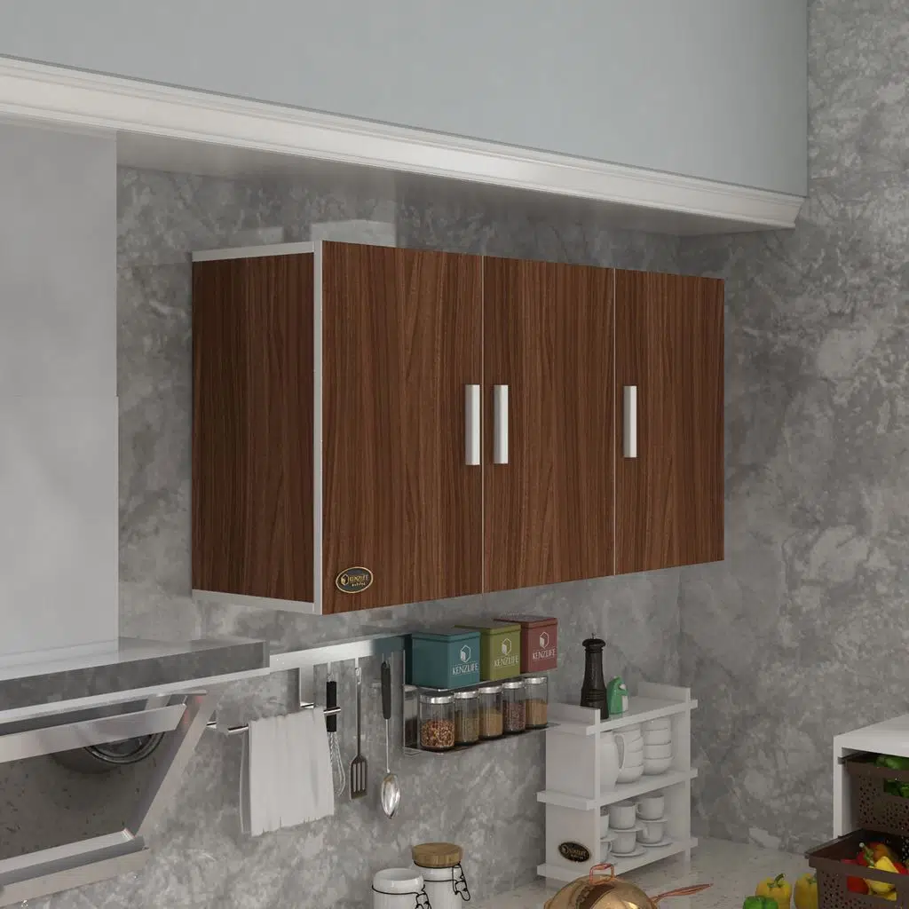 Kenzlife hazır mutfak dirca32 cvz 060*120*32 mutfak banyo dolabı kapaklı raflı