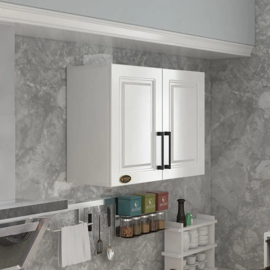 Kenzlife hazır mutfak dolabı kıvırcık90 byz mod1 90*080*32 mebran kapak suntalam gövde