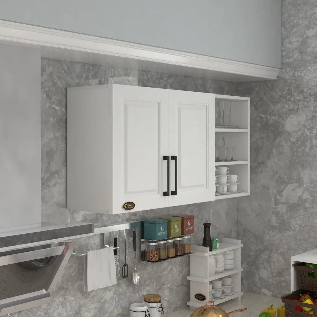 Kenzlife hazır mutfak dolabı maydanoz90 byz mod1 90*120*32 mebran kapak suntalam gövde