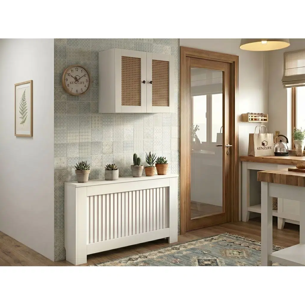 Kenzlife hazır mutfak dolabı mihrimah mat beyaz 080*60*32 hazeran kare kapak suntalam gövde arkalıklı