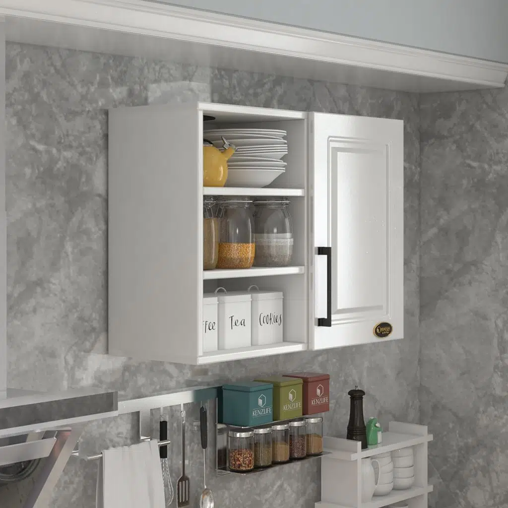 Kenzlife hazır mutfak dolabı roka90 byz mod1 90*080*32 mebran kapak suntalam gövde