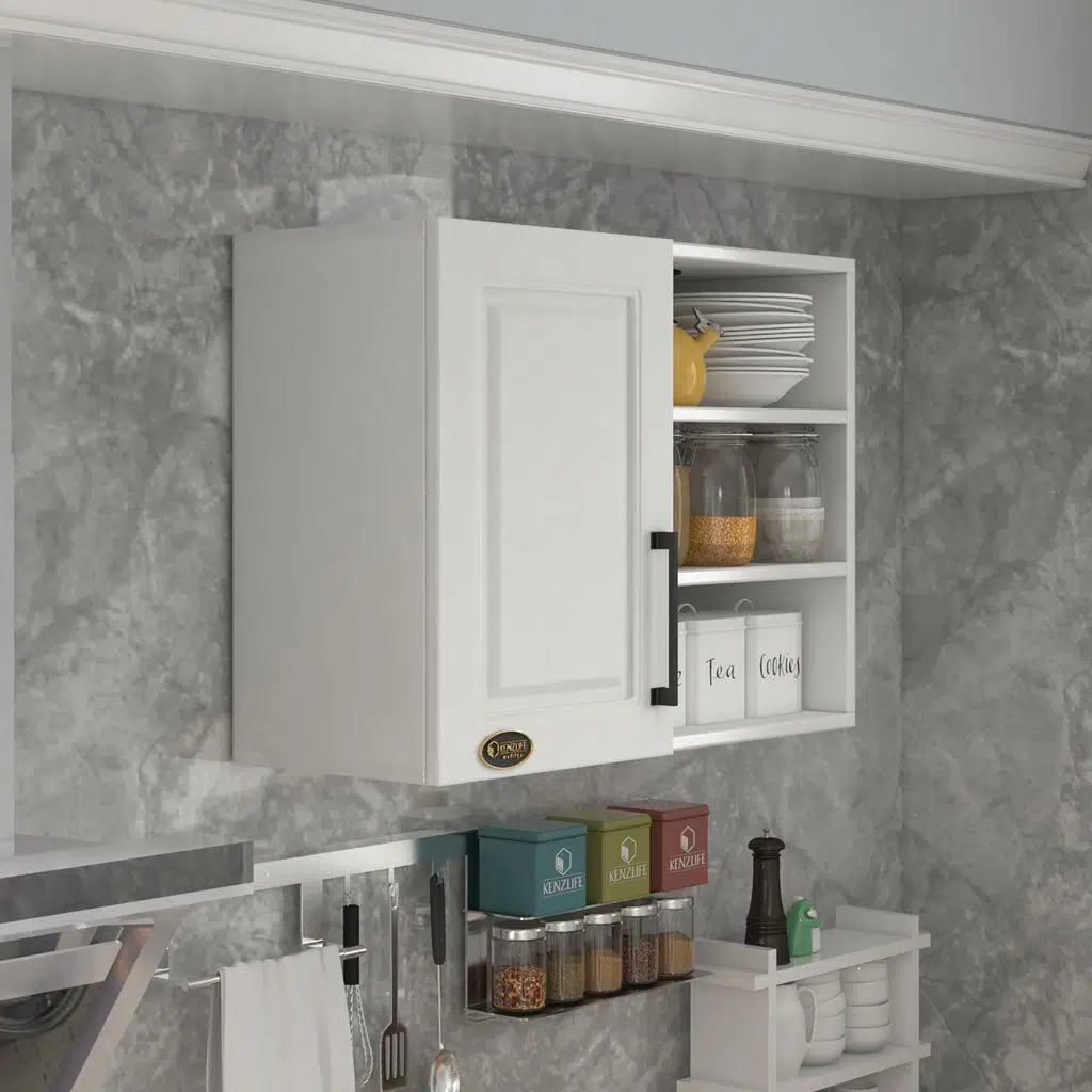 Kenzlife hazır mutfak dolabı tere90 byz mod1 90*080*32 mebran kapak suntalam gövde