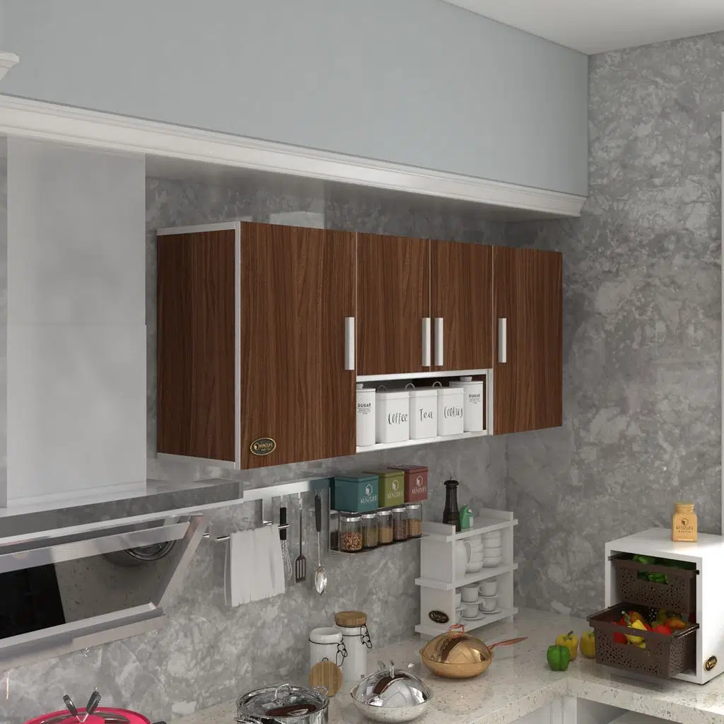 Kenzlife hazır mutfak floro32 cvz 060*150*32 mutfak banyo dolabı kapaklı raflı