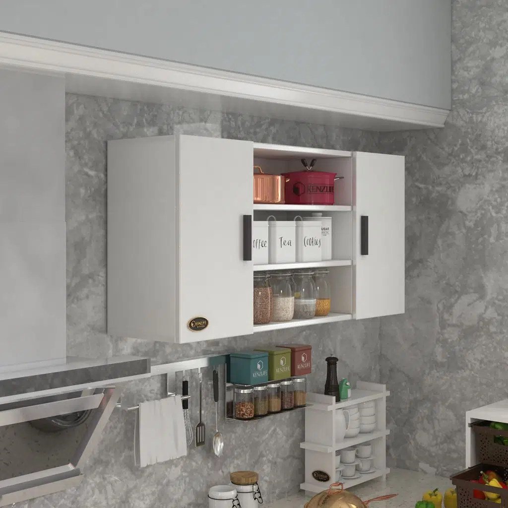 Kenzlife hazır mutfak honnor32 byz 060*120*32 mutfak banyo dolabı kapaklı raflı