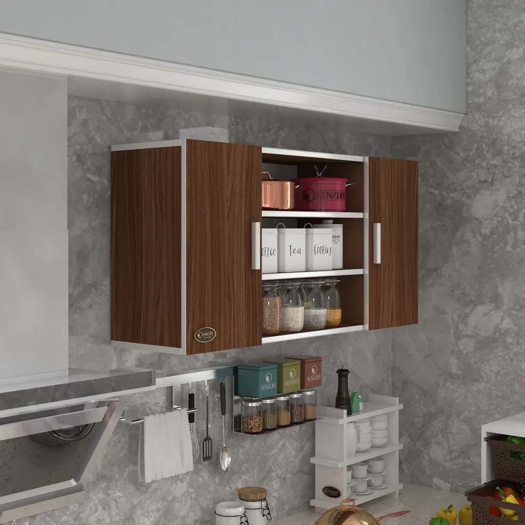 Kenzlife hazır mutfak honnor32 cvz 060*120*32 mutfak banyo dolabı kapaklı raflı