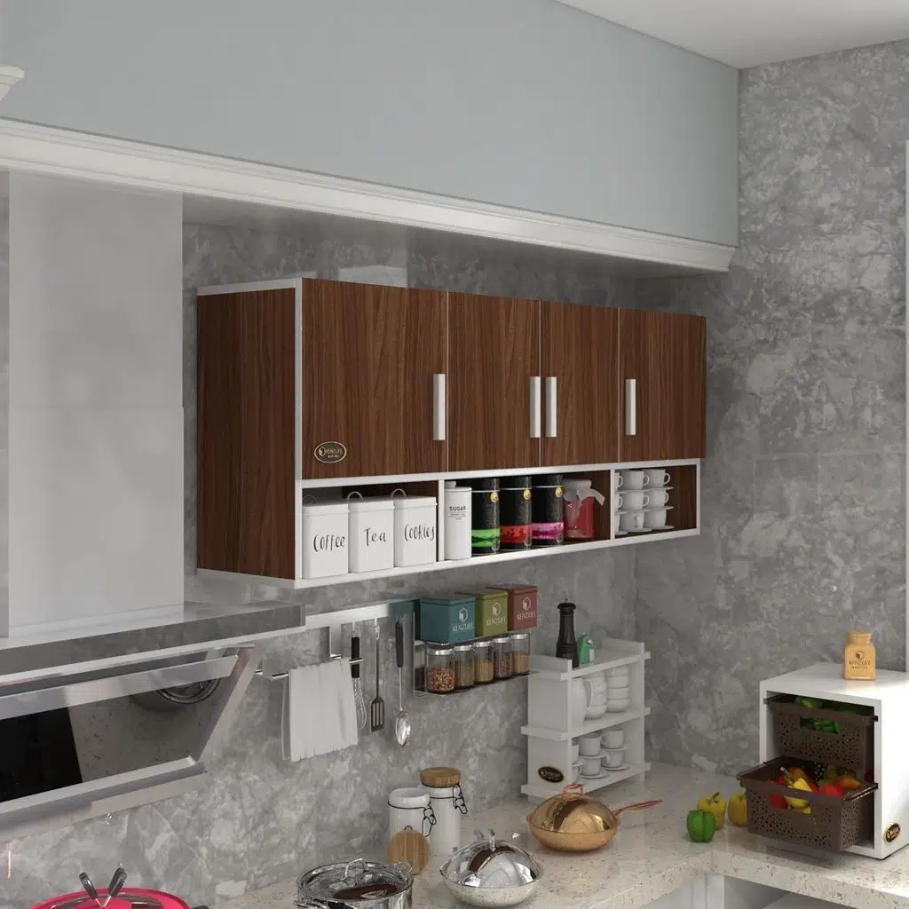Kenzlife hazır mutfak konsta cvz 060*150*32 mutfak banyo dolabı kapaklı raflı