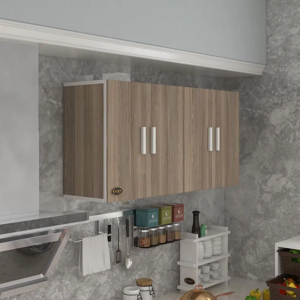 Kenzlife hazır mutfak merta crd 060*120*22 mutfak banyo dolabı kapaklı raflı