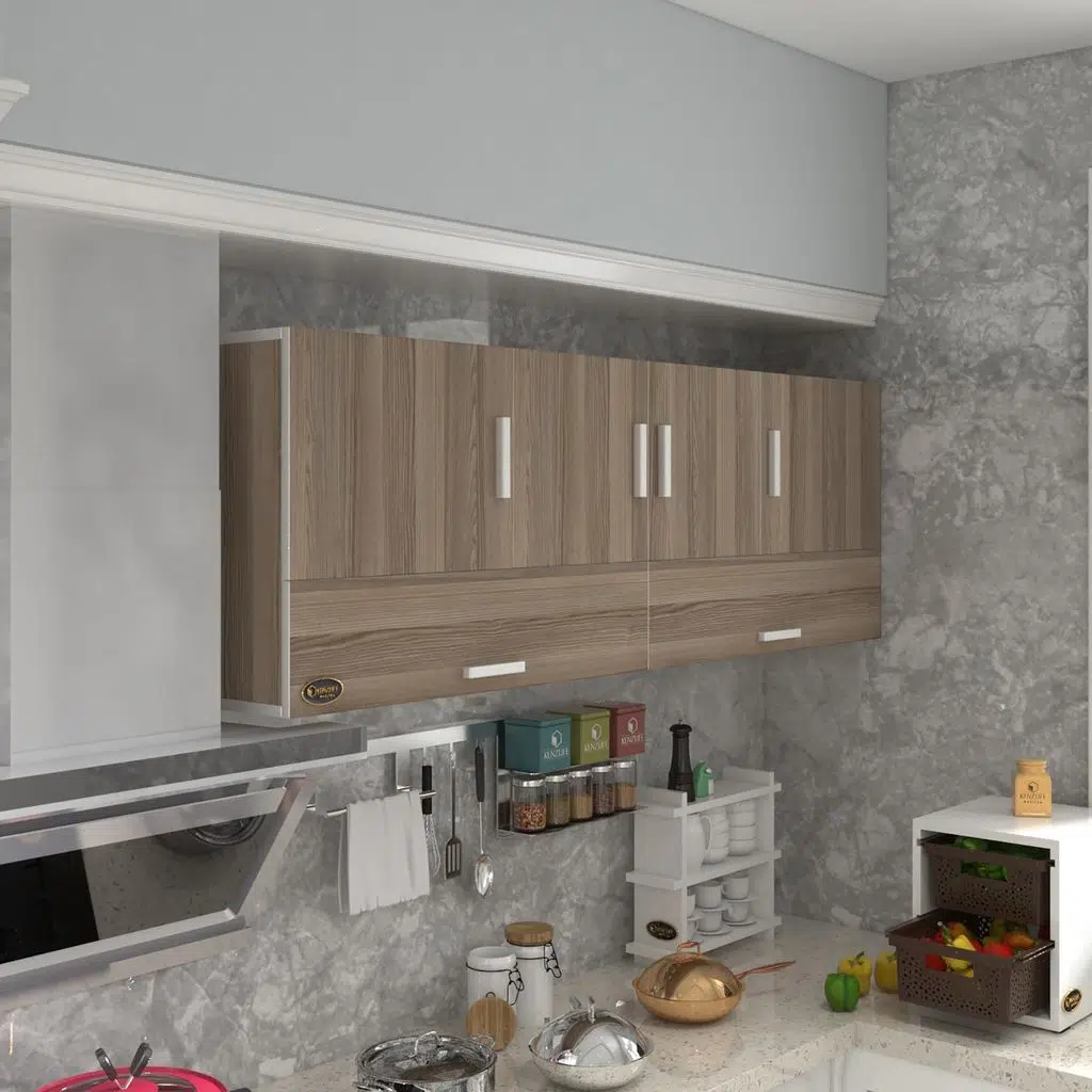 Kenzlife hazır mutfak perenna crd 060*180*32 mutfak banyo dolabı kapaklı raflı