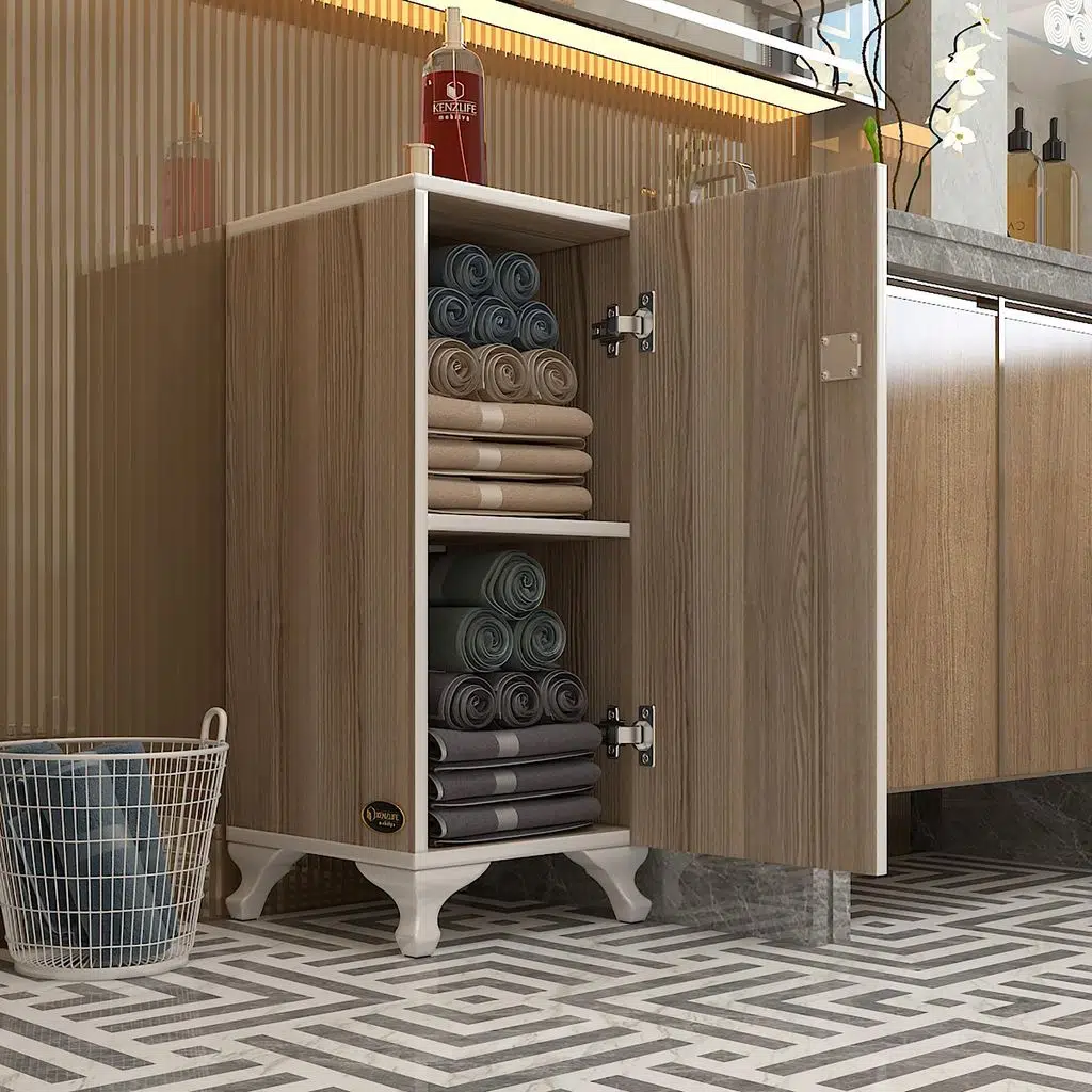 Kenzlife kilitli dolap rana39 crd 68*39*39 banyo dolabı hazır mutfak ofis kiler kitaplık evrak ayaklı 