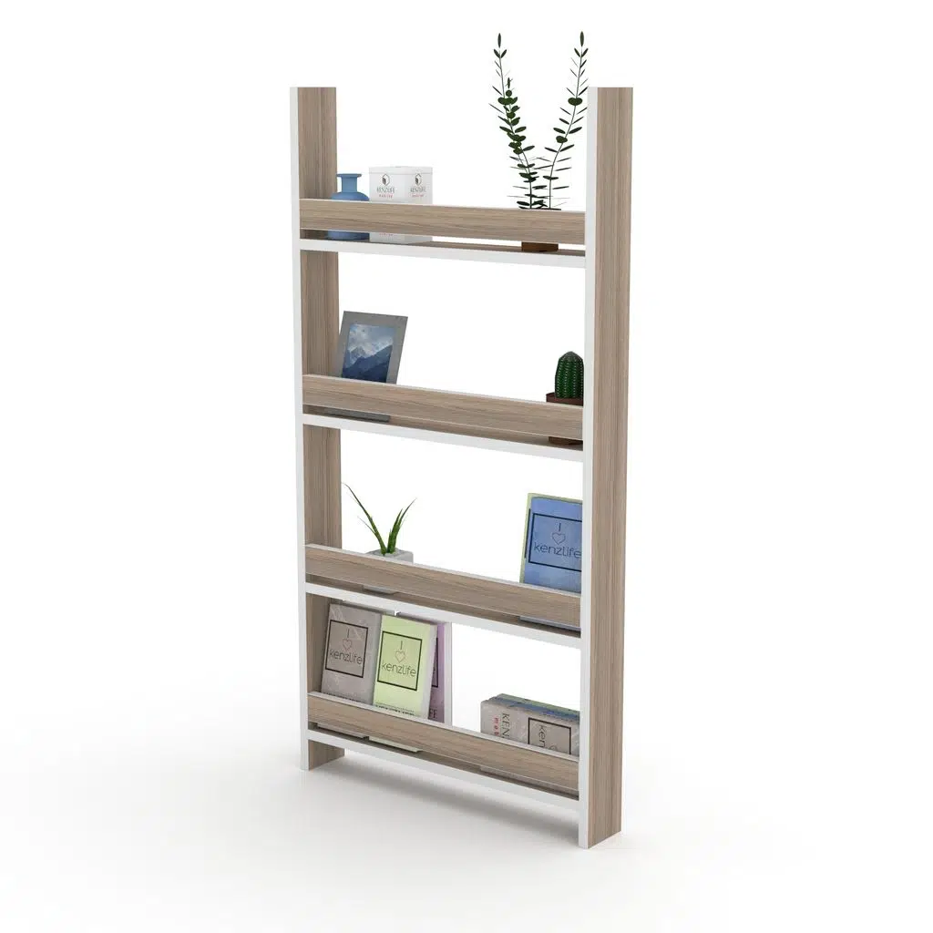 Kenzlife kitaplık fernur 120*060*10 crd duvar rafı 