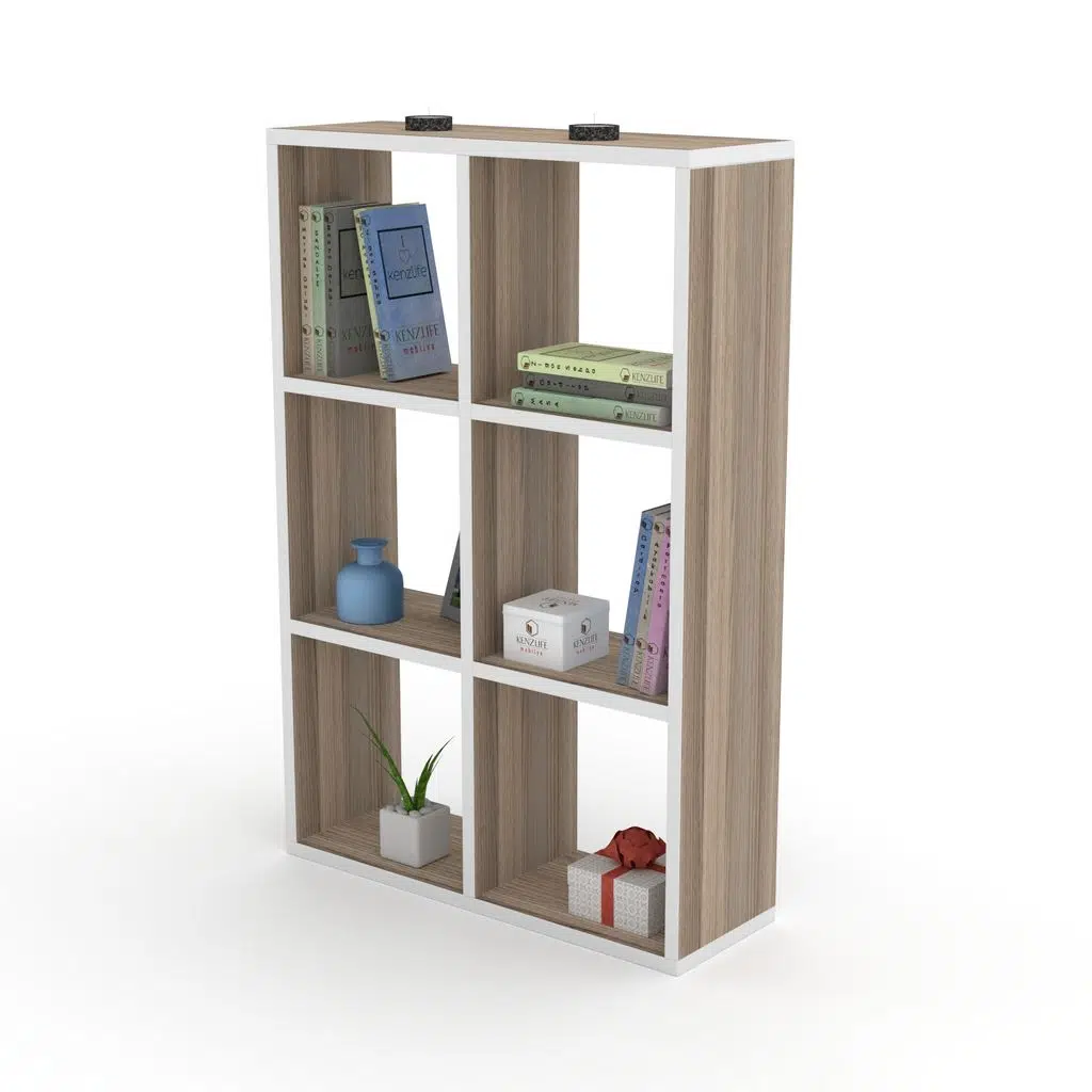 Kenzlife kitaplık güher 090*060*20 crd duvar rafı 