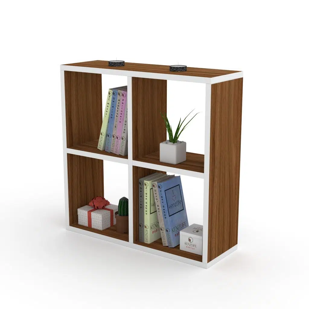 Kenzlife kitaplık gülbin 060*060*20 cvz duvar rafı 