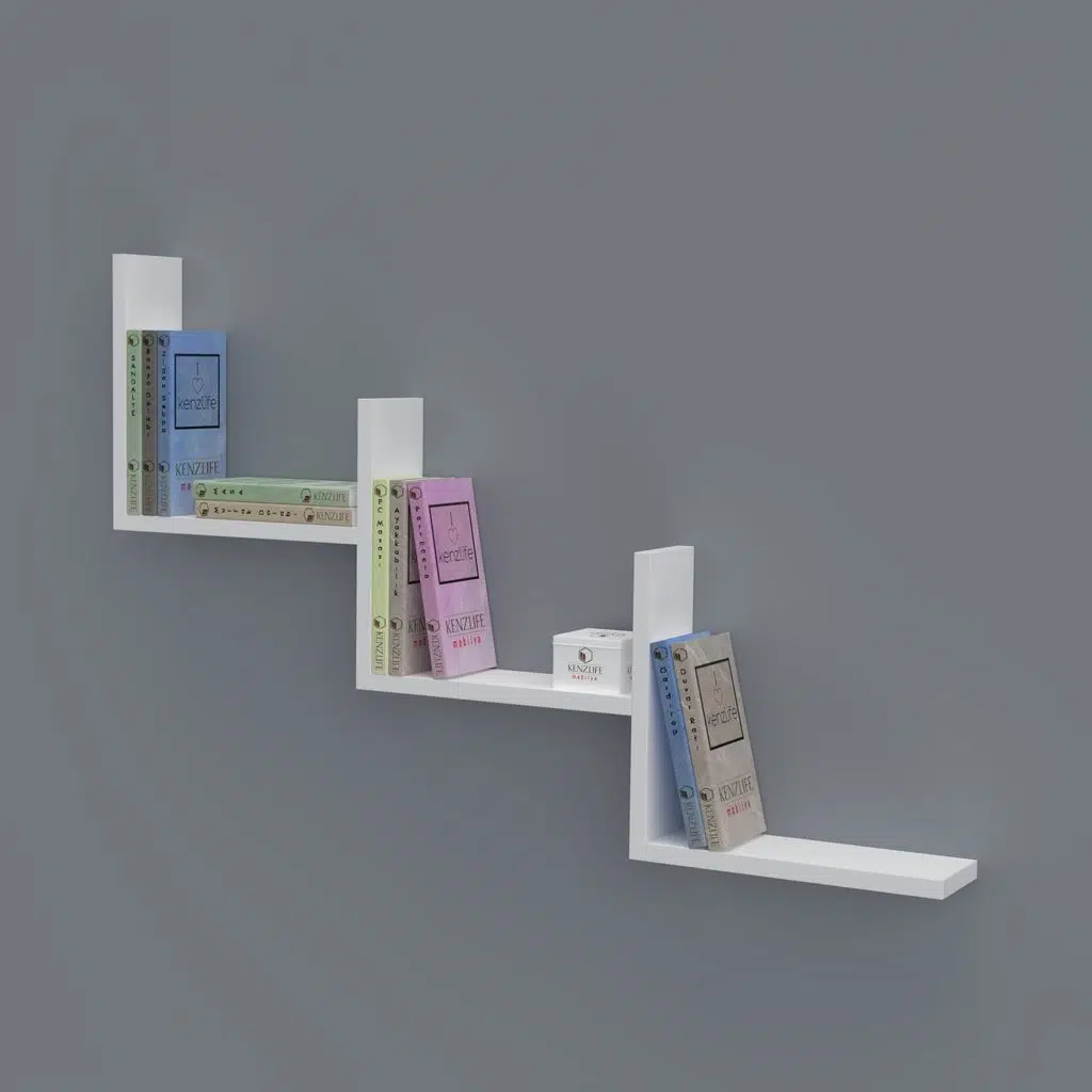 Kenzlife kitaplık günan 060*090*20 byz duvar rafı 