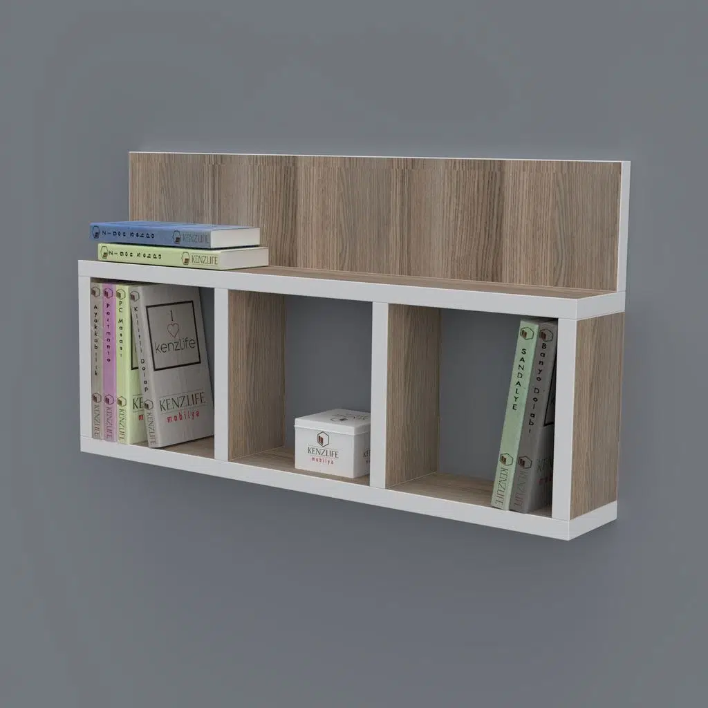 Kenzlife kitaplık hayal 030*060*20 crd duvar rafı 