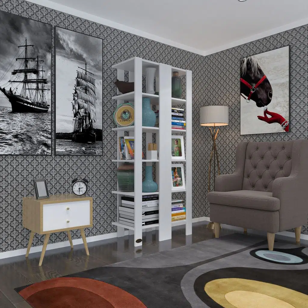 Kenzlife kitaplık hemi cuda2 byz 180*39*39 tekli ayakkabılık klasörlük raf 2 ayrılabilir parça