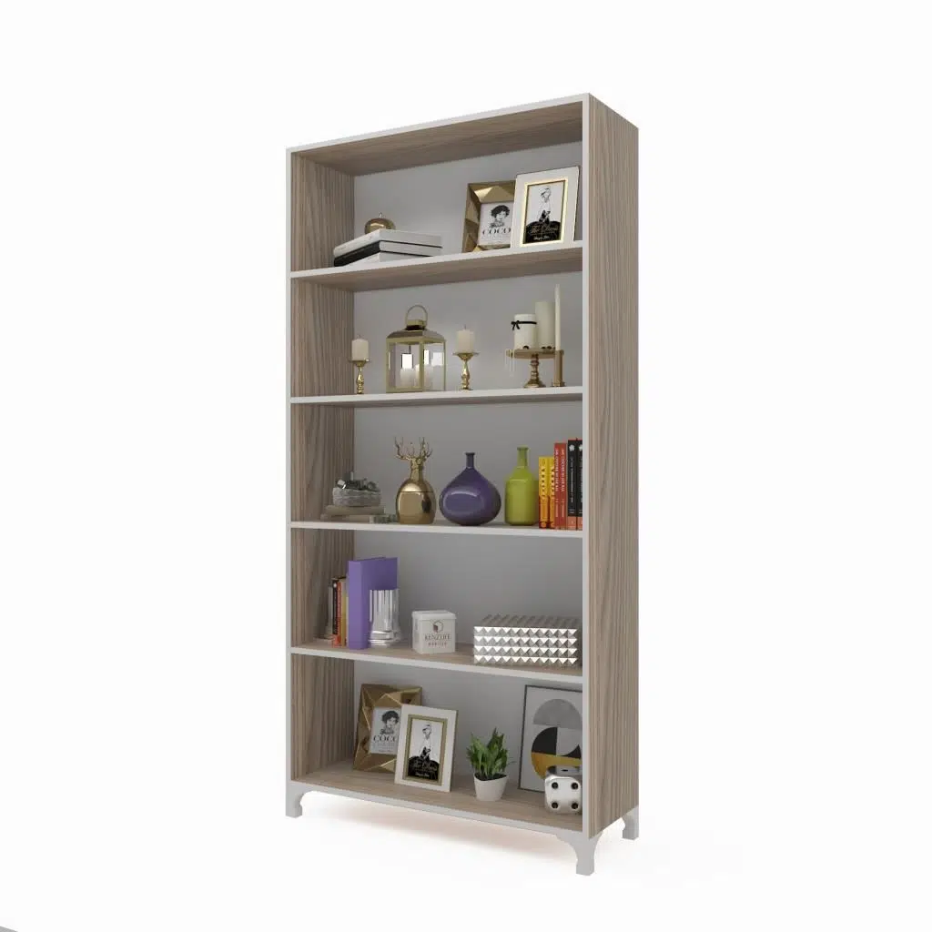 Kenzlife kitaplık tuğçe 168*090*020 crd ayaklı mutfak dolabı banyo ofis ayakkabılık kiler