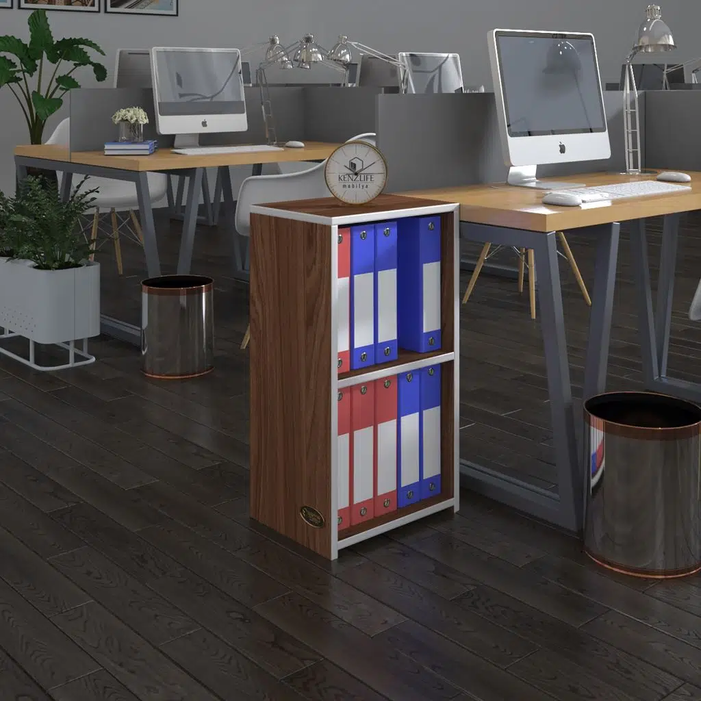 Kenzlife klasörlük raflı attila cvz 70*40*30 kitaplık ofis arkalıksız